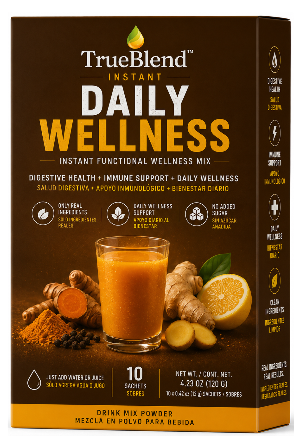 TrueBlend Daily Wellness Mix – Turmeric Ginger Shot